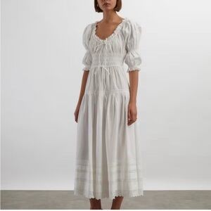 Doen Bardot Dress White